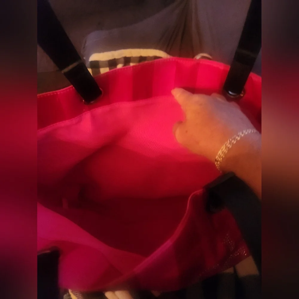 Victoria's Secret Bold Pink Tote